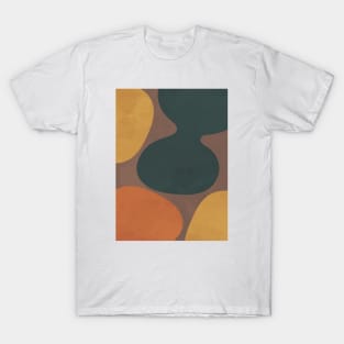 Nordic Earth Tones - Abstract Shapes 1 T-Shirt